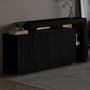 Hanah Home Beliz - Wood Black